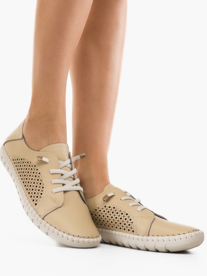 Scarpe casual Beige Rahima - Img 4