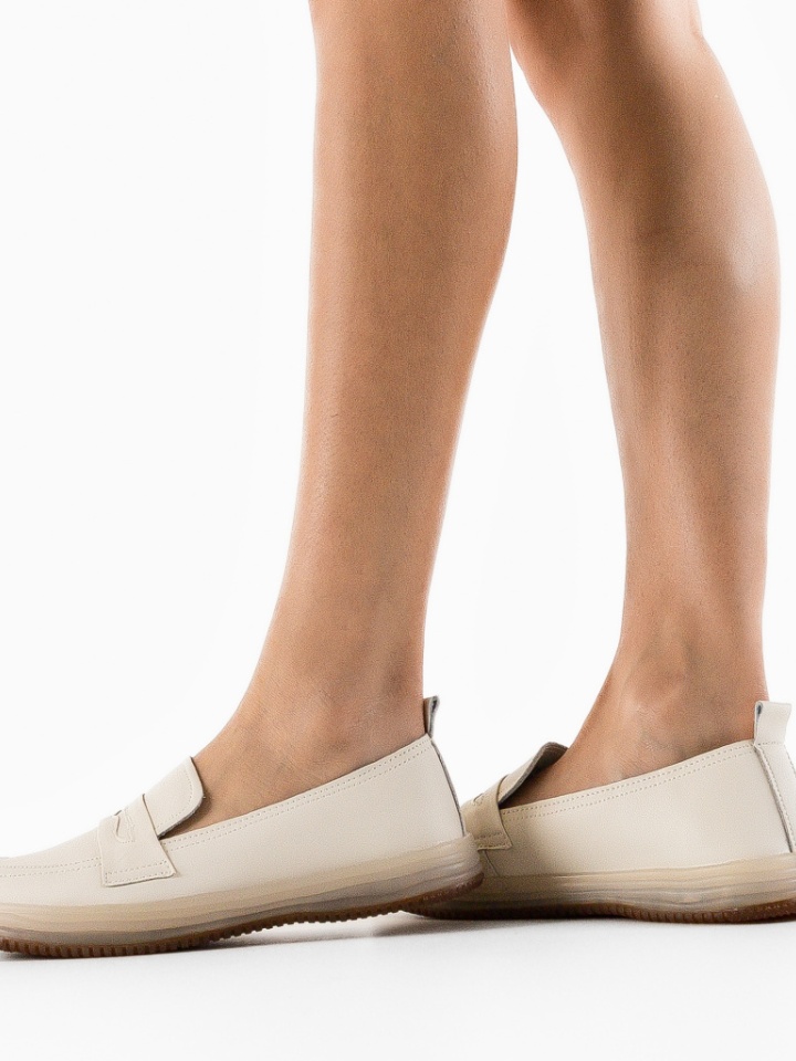 Scarpe casual Beige Taqqiq - Img 3