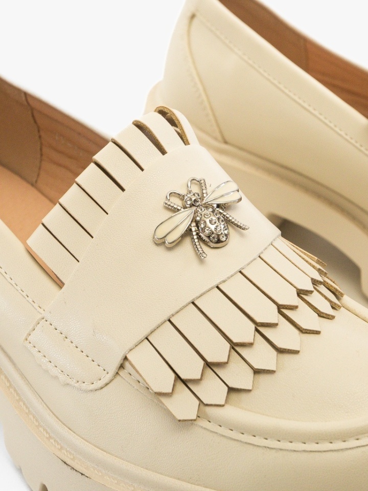 Scarpe casual Beige Trevy - Img 3