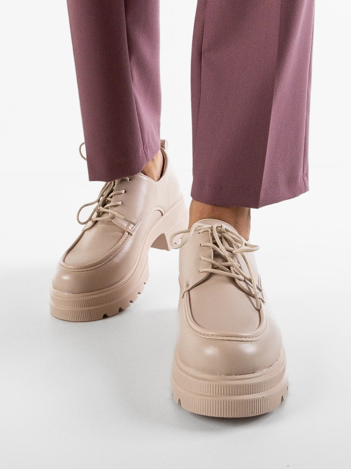 Scarpe casual Beige Welc - Img 4