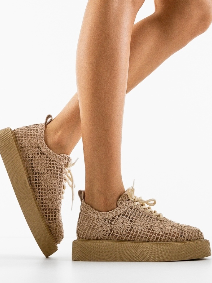 Scarpe casual Beige Ystory - Img 2