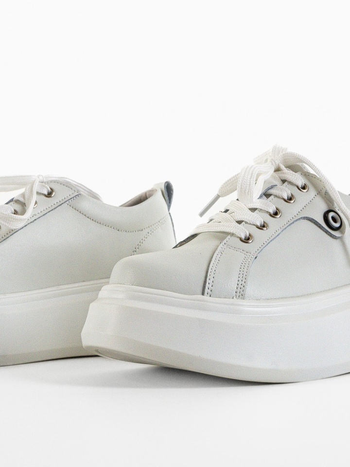 Scarpe casual Bianche Nuandre - Img 4
