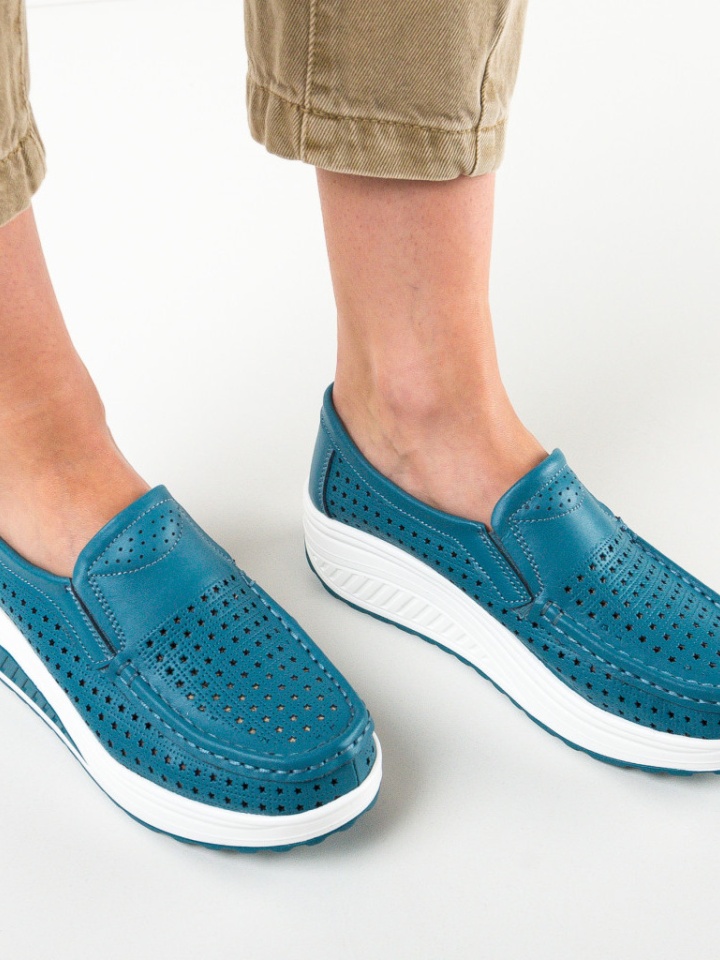 Scarpe casual Blu Bicaz - Img 13
