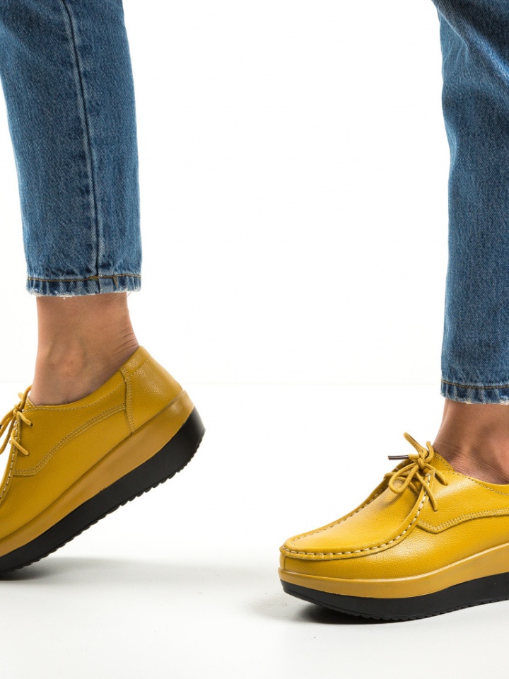 Scarpe casual Gialle Vlasta - Img 2