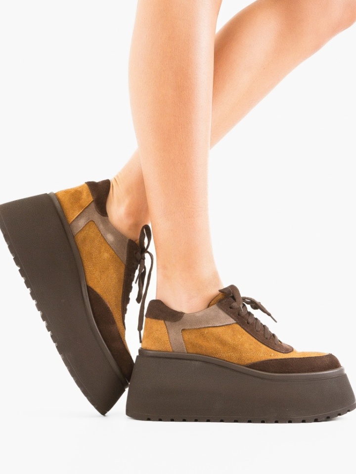 Scarpe casual Marroni Trekki - Img 2