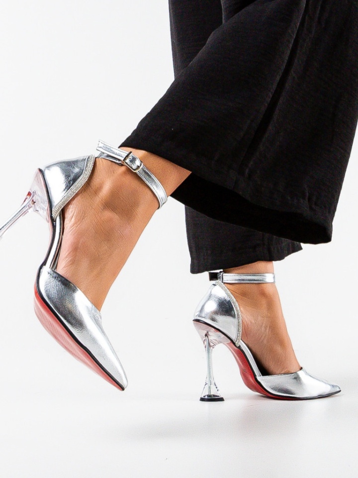 Scarpe da donna Argento Pobet - Img 11