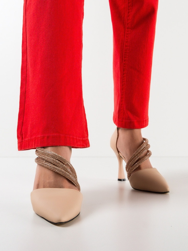 Scarpe da donna Beige Aquila - Img 4