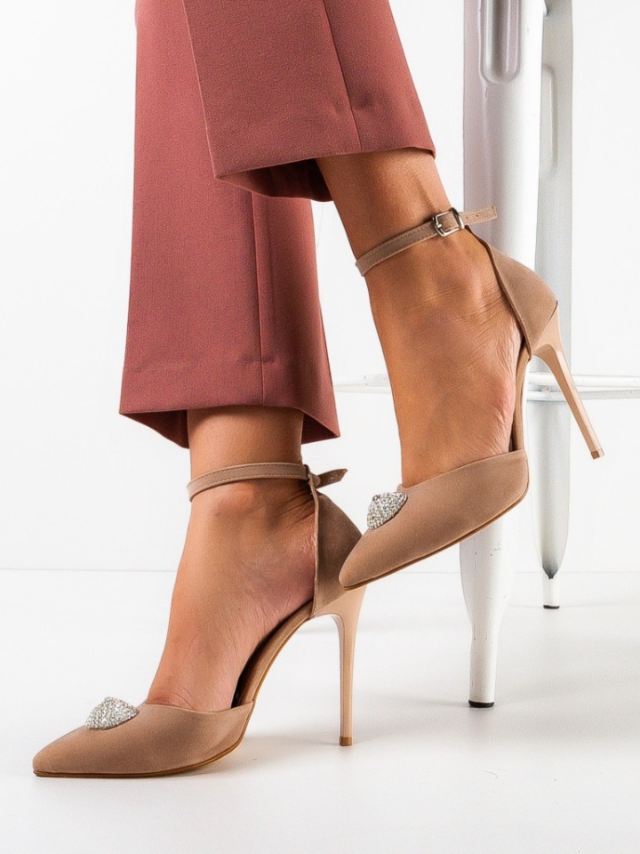 Scarpe da donna Beige Arahan - Img 9