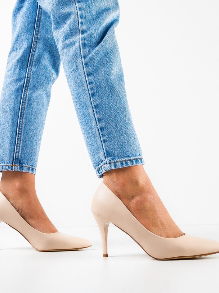 Scarpe da donna Beige Halek - Img 9