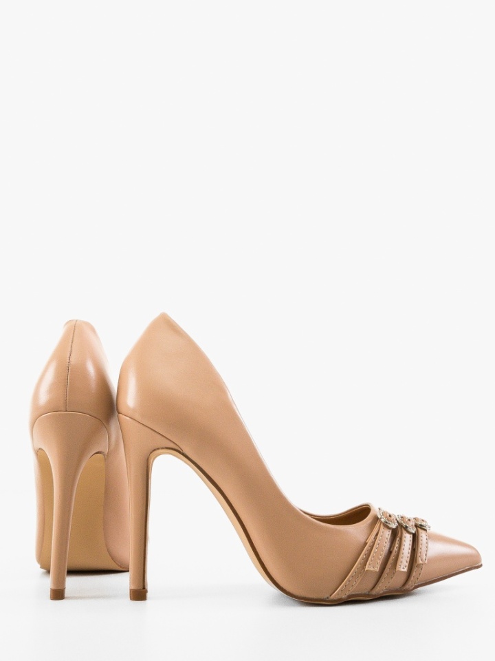Scarpe da donna Beige Nelso - Img 4