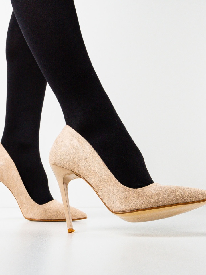 Scarpe da donna Beige Pefeba - Img 5