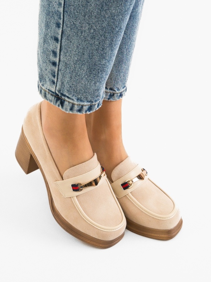 Scarpe da donna Beige Tamlan - Img 1