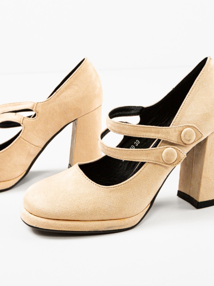 Scarpe da donna Beige Vintage 2 - Img 6