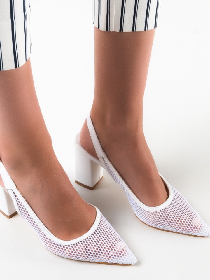 Scarpe da donna Bianche Caresy - Img 11