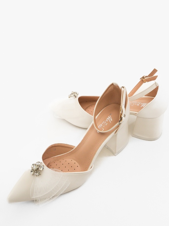 Scarpe da donna Bianche Grandejira - Img 3