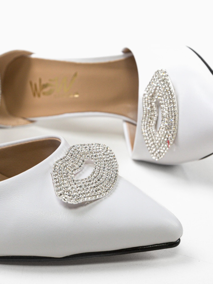 Scarpe da donna Bianche Kiss - Img 16