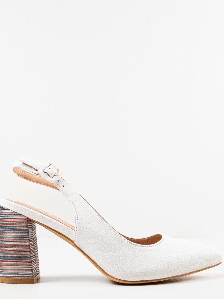 Scarpe da donna Bianche Soka - Img 10