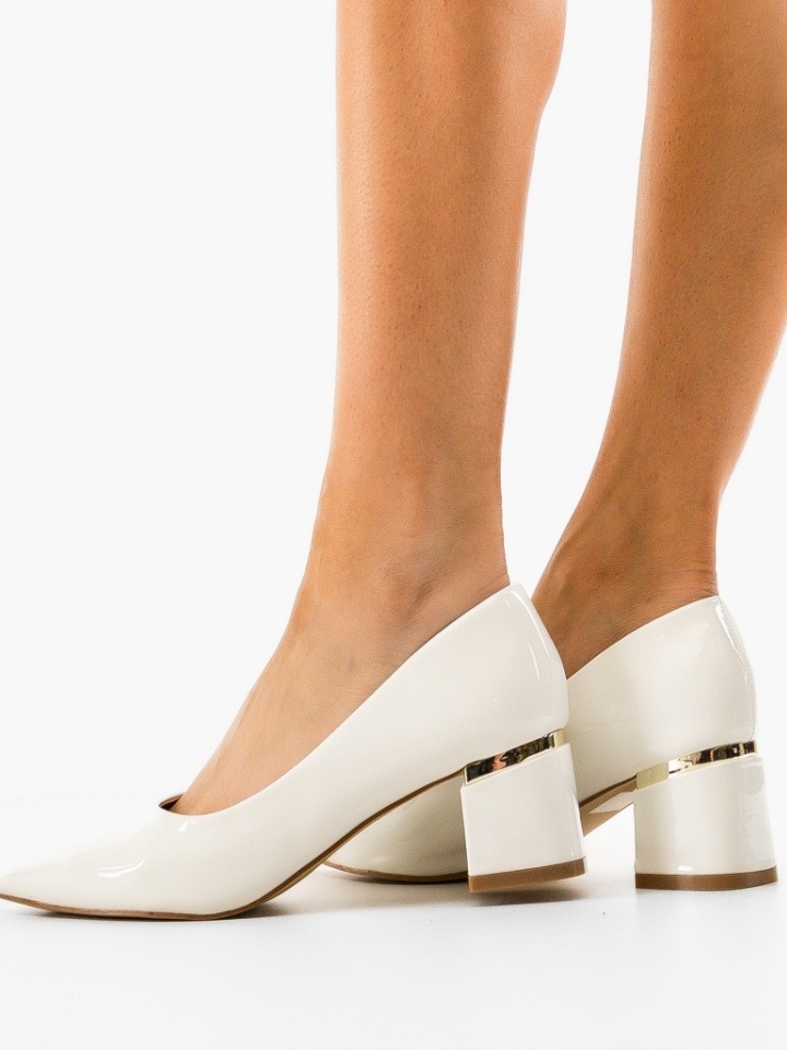 Scarpe da donna Bianche Tyrkas - Img 3