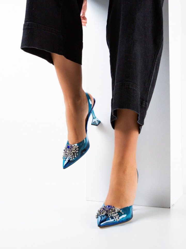 Scarpe da donna Blu Zanag - Img 2