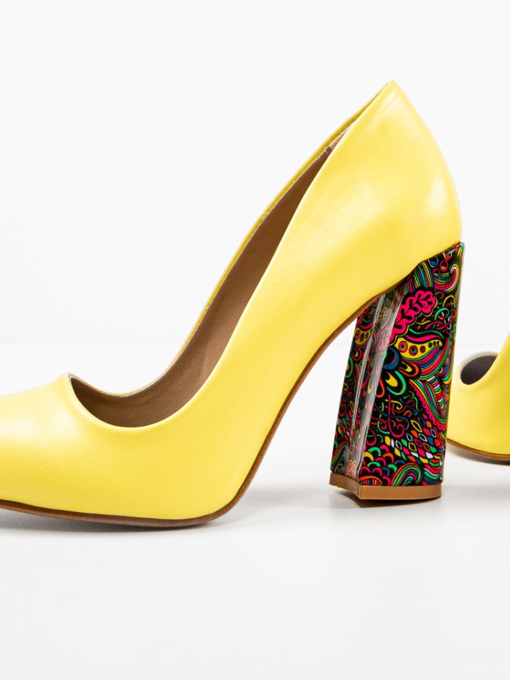 Scarpe da donna Gialle Monina - Img 6
