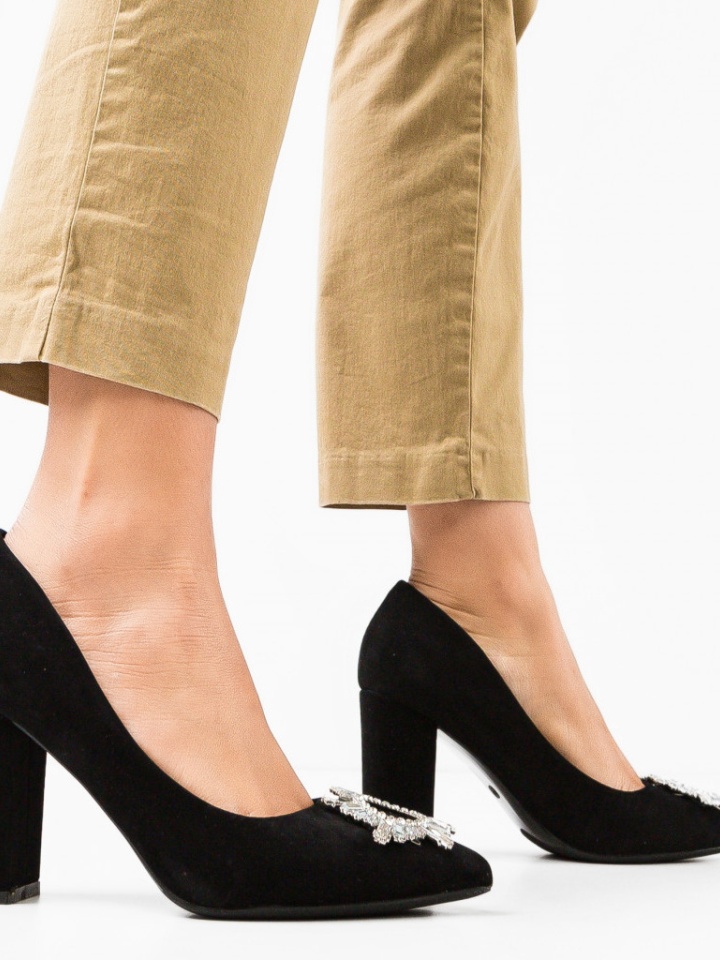 Scarpe da donna Nere Hebebe - Img 11
