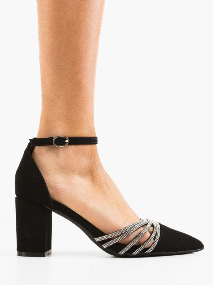 Scarpe da donna Nere Meny - Img 6