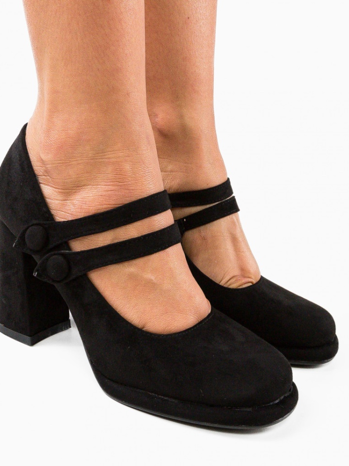 Scarpe da donna Nere Vintage 2 - Img 3