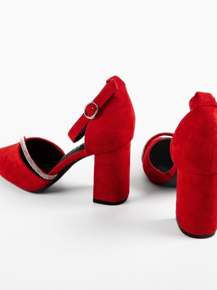 Scarpe da donna Rosse Dem - Img 8