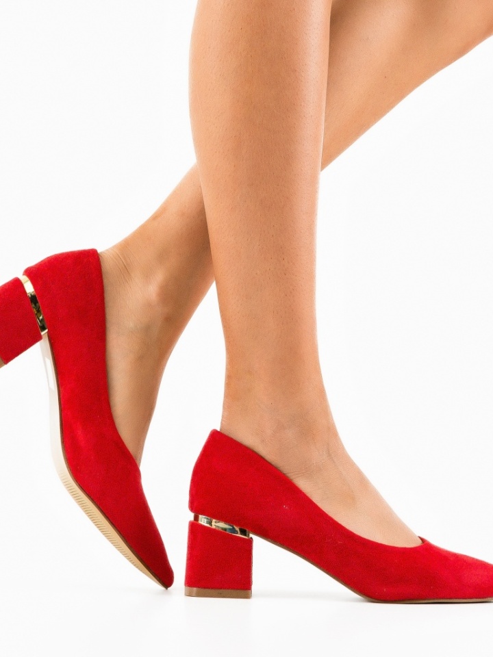 Scarpe da donna Rosse Hazmelo - Img 3