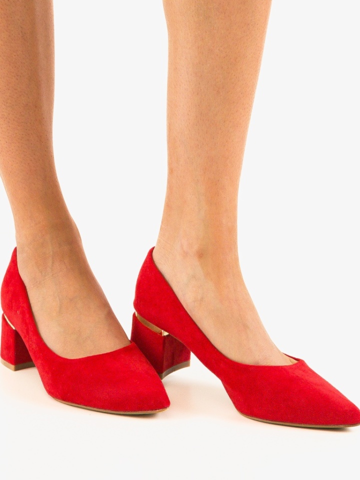 Scarpe da donna Rosse Hazmelo - Img 1