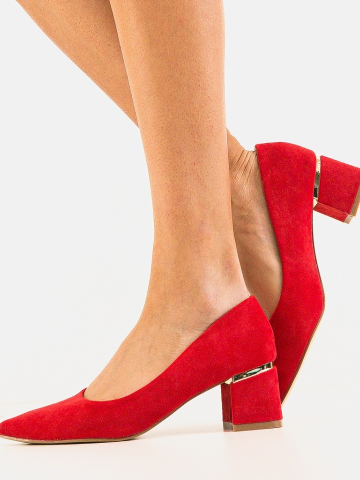 Scarpe da donna Rosse Hazmelo - Img 12