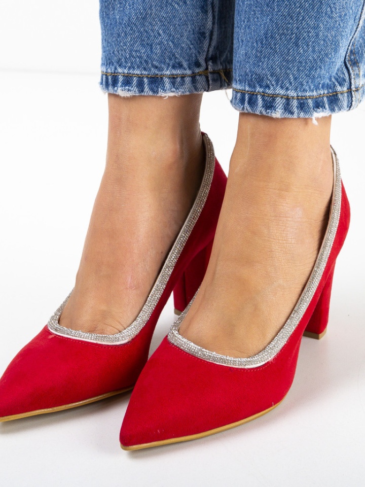 Scarpe da donna Rosse Reqop - Img 12