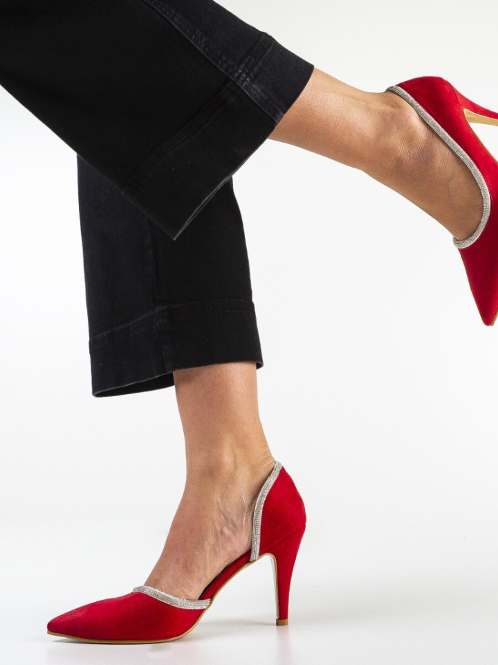 Scarpe da donna Rosse Wiham - Img 3