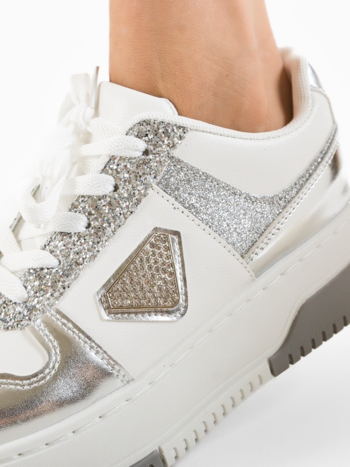 Scarpe sportive Argento Celestino - Img 5