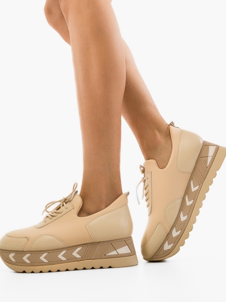 Scarpe sportive Beige Gazy - Img 4