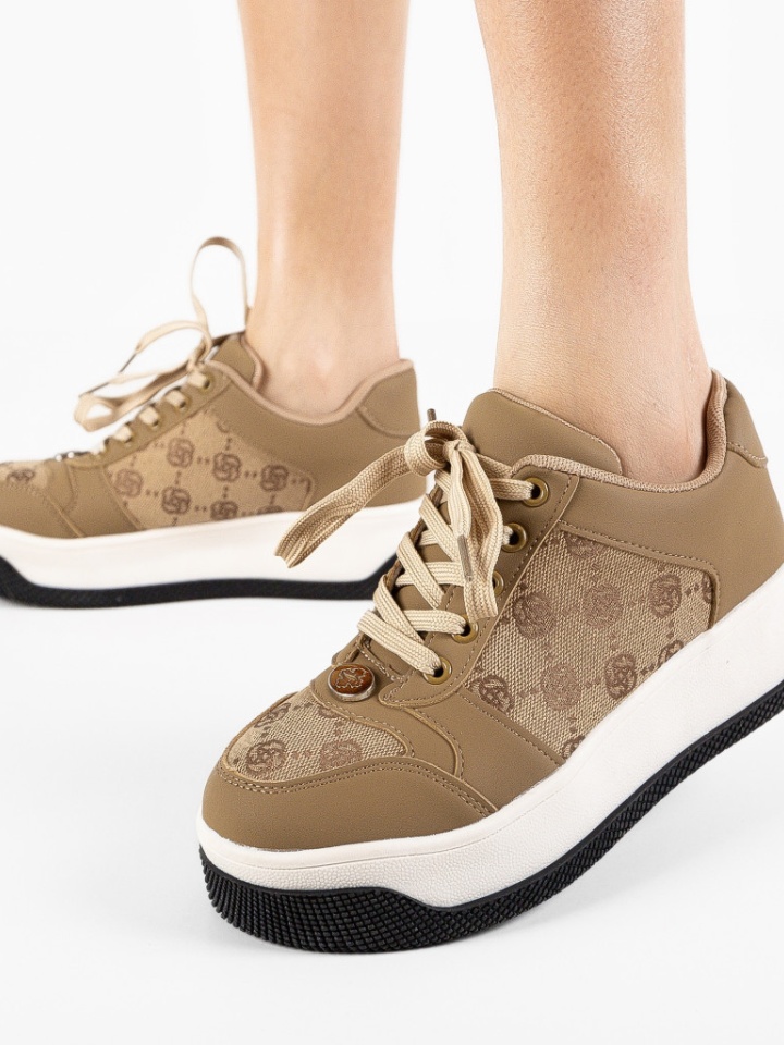 Scarpe sportive Beige Miess - Img 4