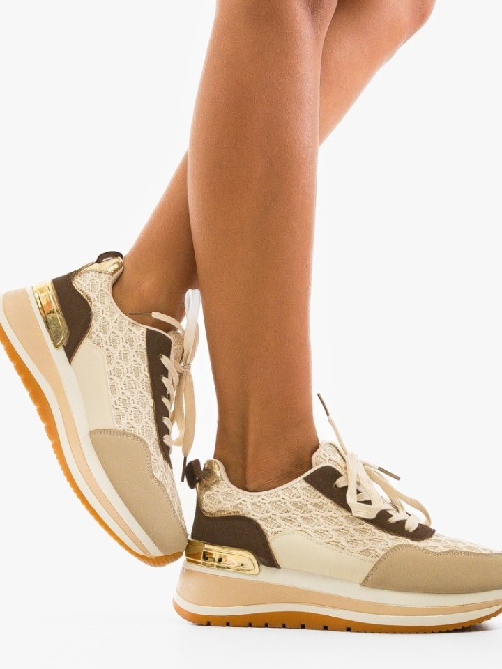 Scarpe sportive Beige Sertom - Img 3