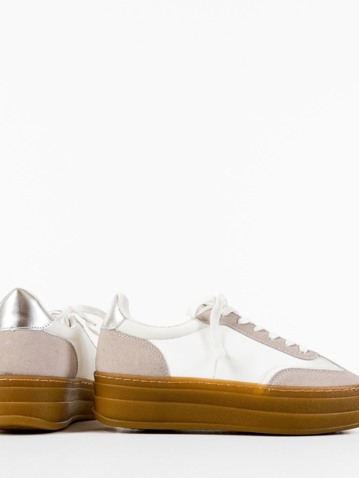Scarpe sportive Bianche Jaswin - Img 4
