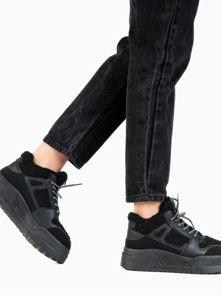 Scarpe sportive Nere Pupujen - Img 2