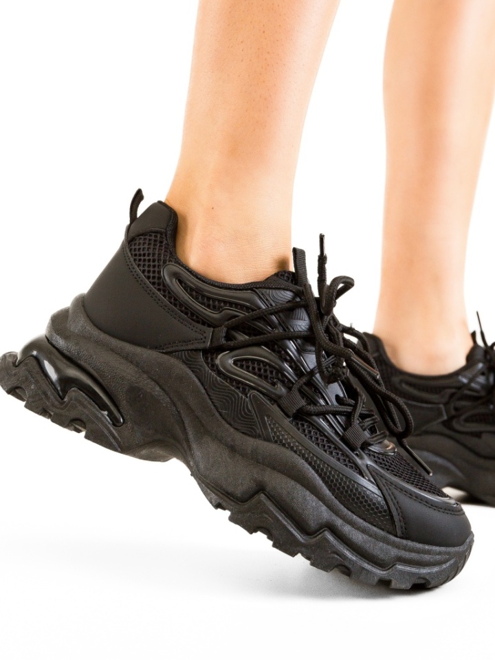 Scarpe sportive Nere Tiffan - Img 1