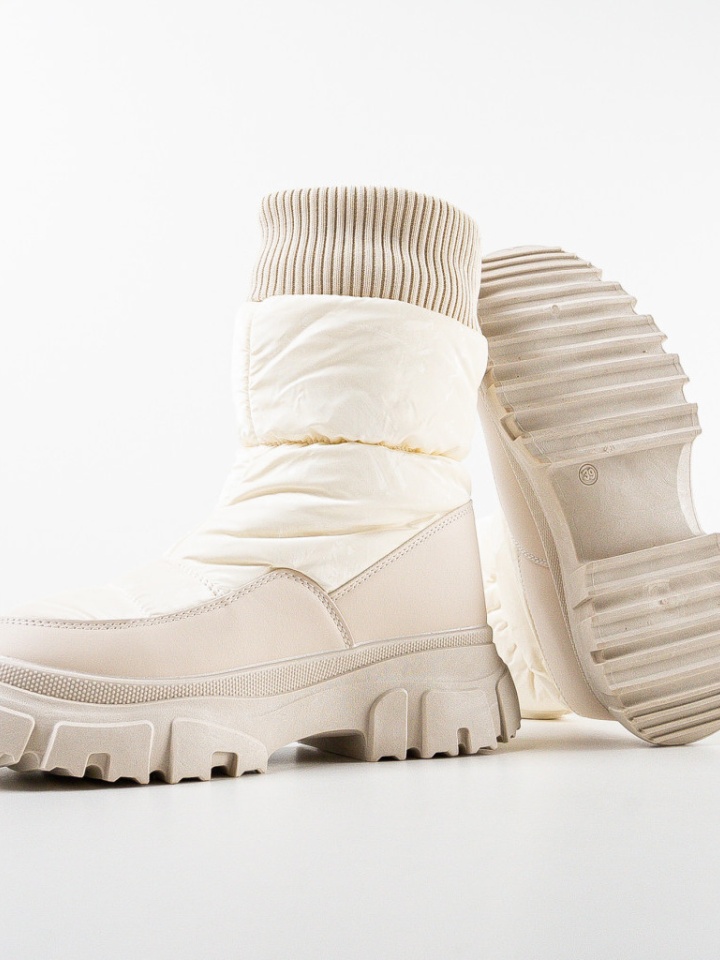 Tronchetti da donna Beige Aengy - Img 11