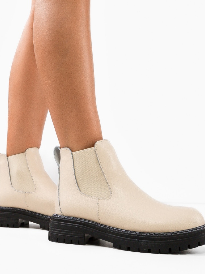 Tronchetti da donna Beige Cizi - Img 2
