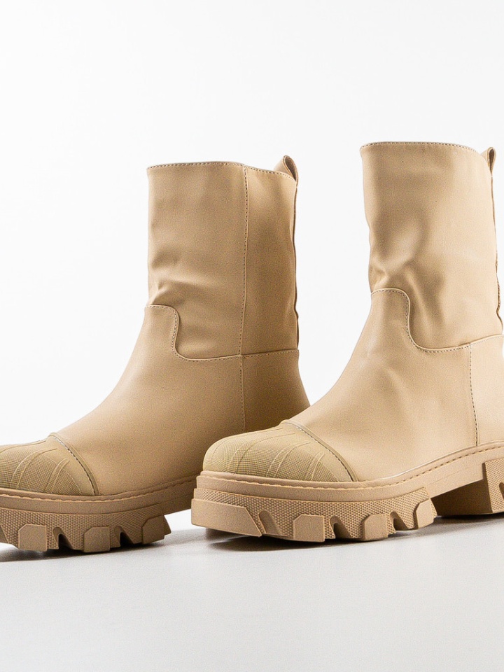 Tronchetti da donna Beige Genox - Img 6