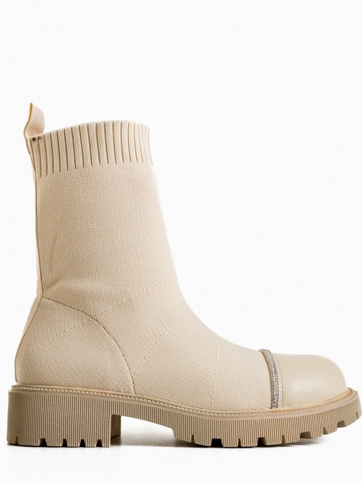 Tronchetti da donna Beige Maram - Img 1