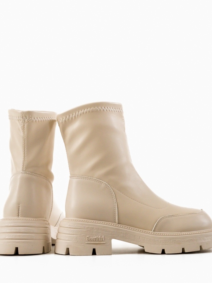 Tronchetti da donna Beige Merko - Img 6