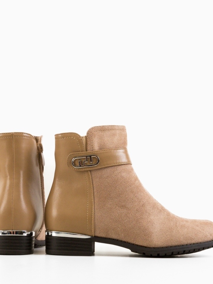 Tronchetti da donna Beige Passa - Img 5
