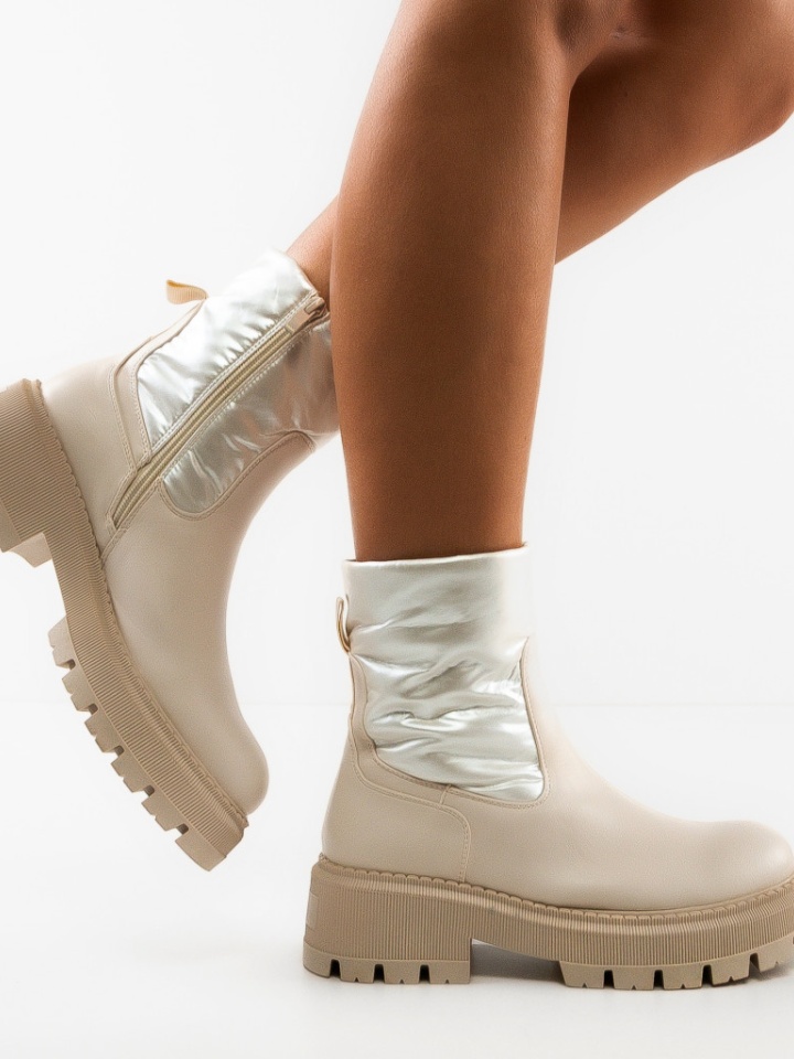 Tronchetti da donna Beige Ruben - Img 1