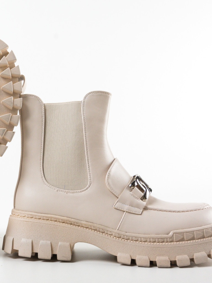 Tronchetti da donna Beige Sufyan - Img 1