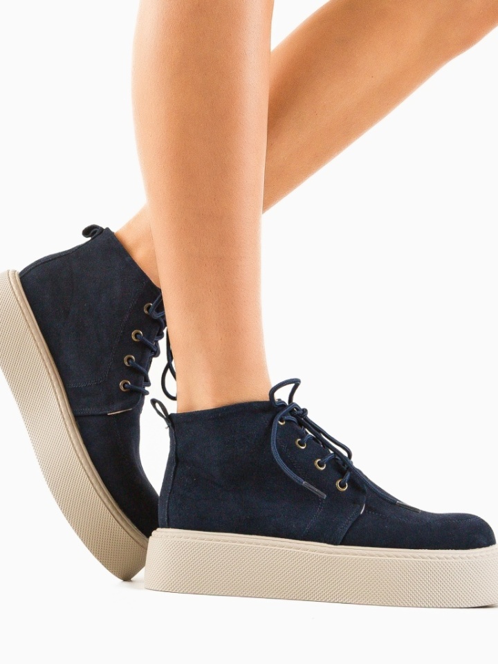 Tronchetti da donna Blu navy Claes - Img 3