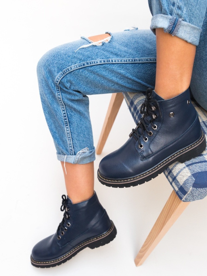 Tronchetti da donna Blu navy Reiko - Img 1